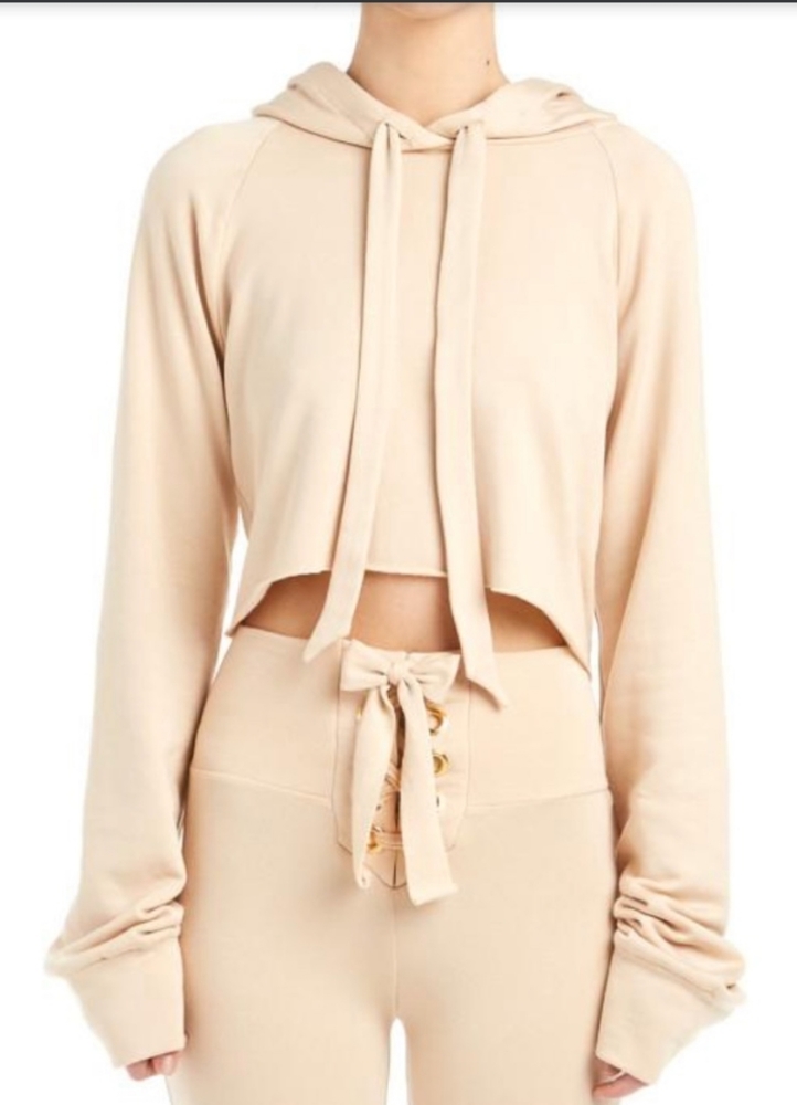 Are you am I strike hoodie Nude medium